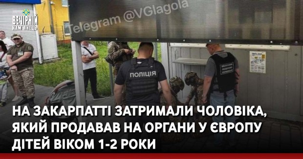 На Закарпатті затримали чоловіка, який продавав на органи у Європу дітей віком 1-2 роки
