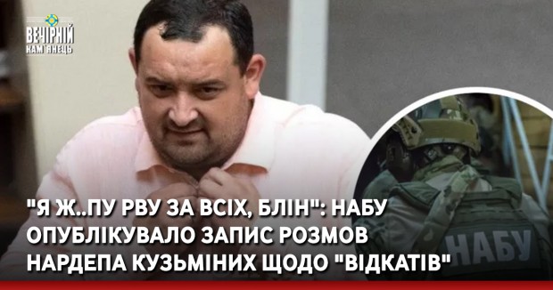 "Я ж..пу рву за всіх, блін": НАБУ опублікувало запис розмов нардепа Кузьміних щодо "відкатів"