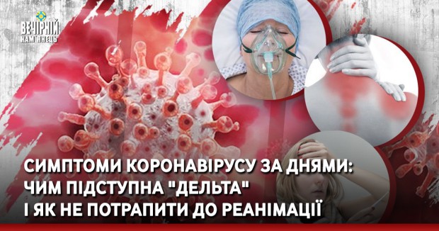 Симптоми коронавірусу за днями: чим підступна "Дельта" і як не потрапити до реанімації