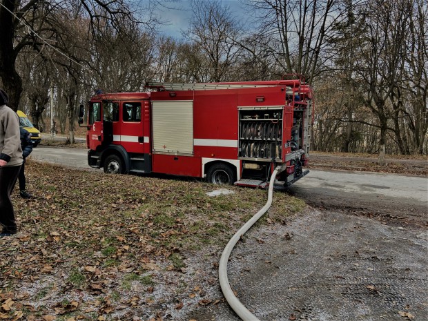 У Кам'янці-Подільському на вул. Шевченка горів гараж