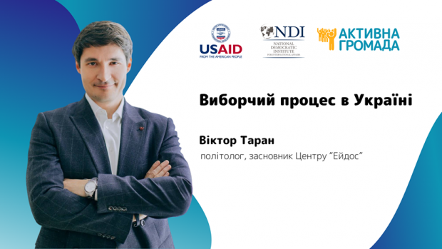 Всеукраїнська Ініціатива "Активна Гомада Кам'янця-Подільського запрошує до участі у вебінарі: “Виборчий процес в Україні”