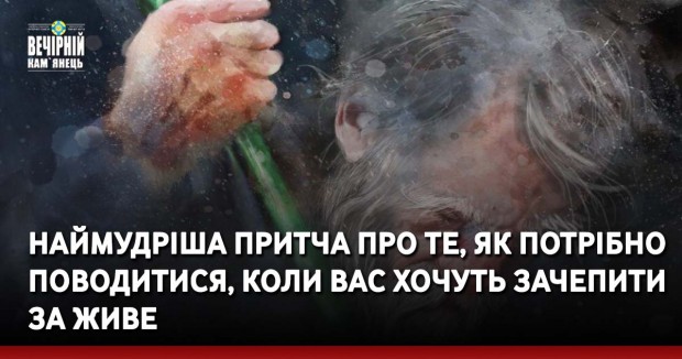 Наймудріша притча про те, як потрібно поводитися, коли вас хочуть зачепити за живе
