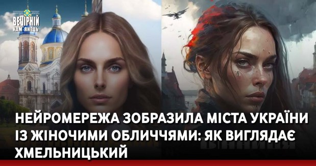 Нейромережа зобразила міста України із жіночими обличчями: як виглядає Хмельницький