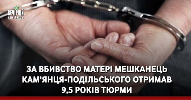 За вбивство матері мешканець Кам'янця-Подільського отримав 9,5 років тюрми