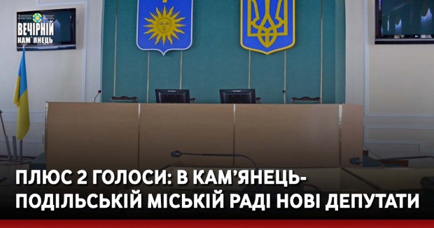 Плюс 2 голоси: в Кам’янець- Подільській міській раді нові депутати
