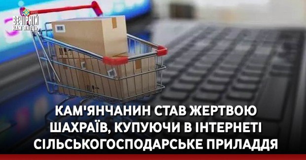 Кам'янчанин став жертвою шахраїв, купуючи в інтернеті сільськогосподарське приладдя