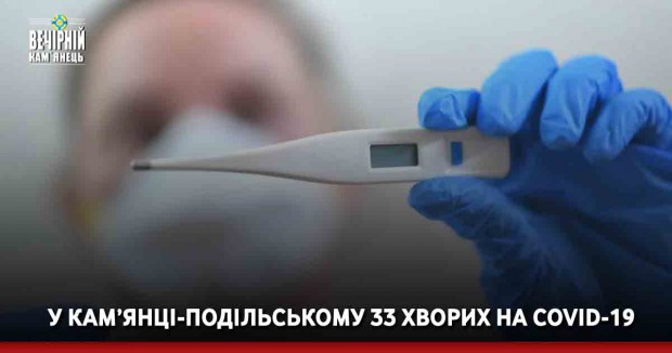 У Кам’янці-Подільському 33 хворих на COVID-19