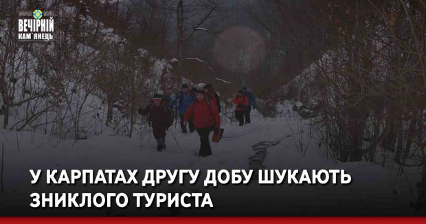 У Карпатах другу добу шукають зниклого туриста