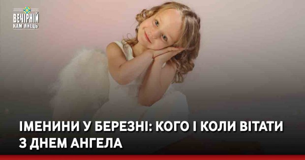 Іменини у березні: кого і коли вітати з Днем ангела