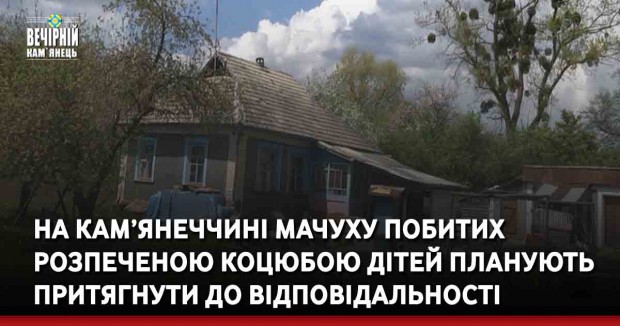 На Кам’янеччині мачуху побитих розпеченою коцюбою дітей планують притягнути до відповідальності