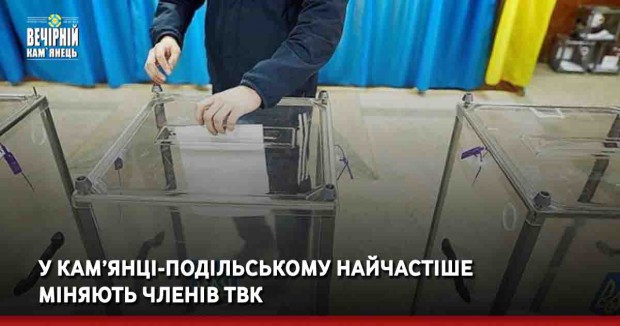 У Кам’янці-Подільському найчастіше міняють членів ТВК
