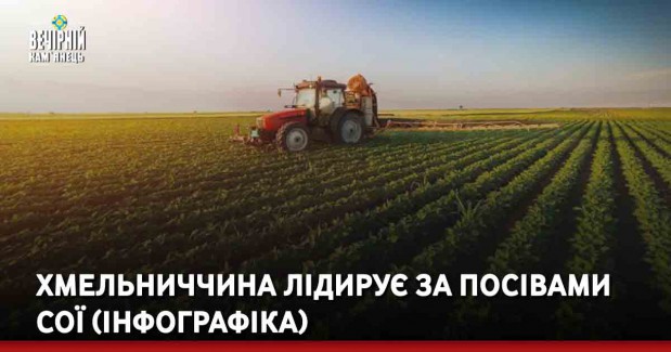 Хмельниччина лідирує за посівами сої (ІНФОГРАФІКА)