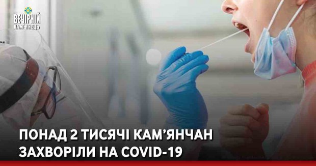 Понад 2 тисячі кам’янчан захворіли на COVID-19