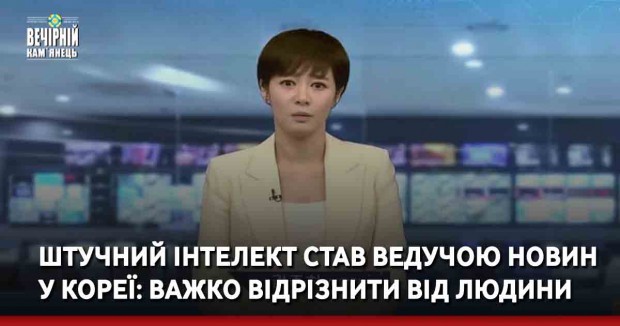 Штучний інтелект став ведучою новин у Кореї: важко відрізнити від людини 
