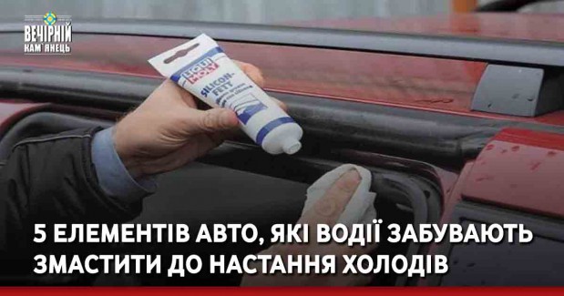 5 елементів авто, які водії забувають змастити до настання холодів