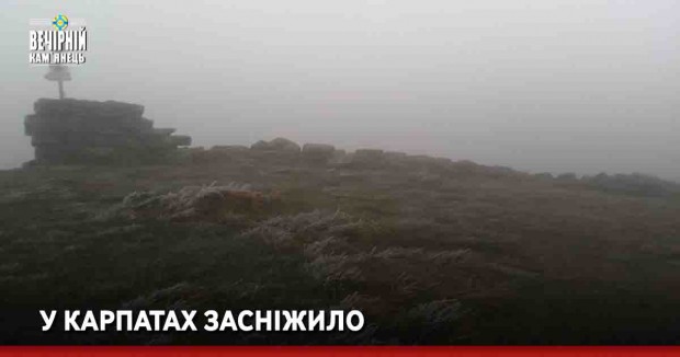 У Карпатах засніжило