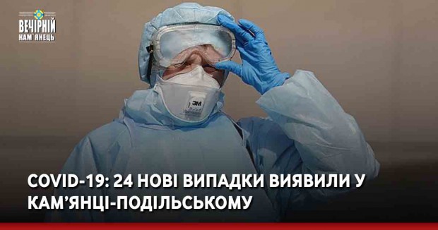 COVID-19: 24 нові випадки виявили у Кам’янці-Подільському