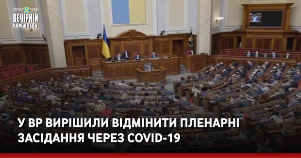 У ВР вирішили відмінити пленарні засідання через COVID-19