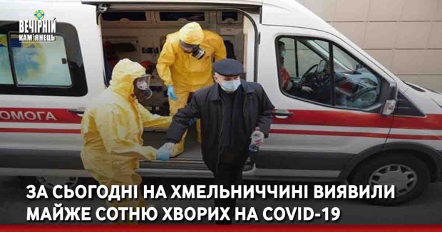 За сьогодні на Хмельниччині виявили майже сотню хворих на COVID-19.