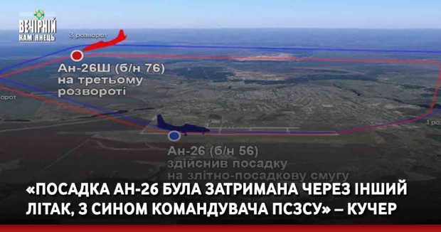 «Посадка АН-26 була затримана через інший літак, з сином командувача ПСЗСУ» – голова Харківської ОДА Кучер зробив скандальну заяву