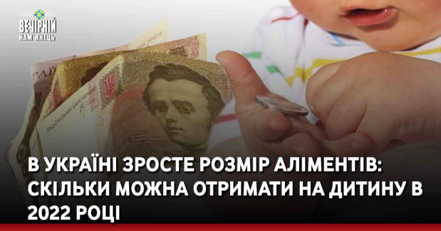 В Україні зросте розмір аліментів: скільки можна отримати на дитину у 2022 році