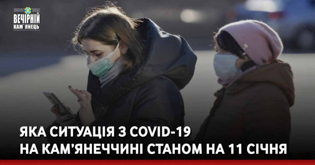 Яка ситуація з COVID-19 на Кам’янеччині