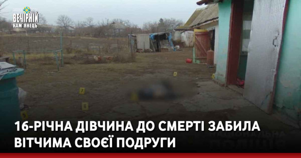 16-річна дівчина до смерті забила вітчима своєї подруги