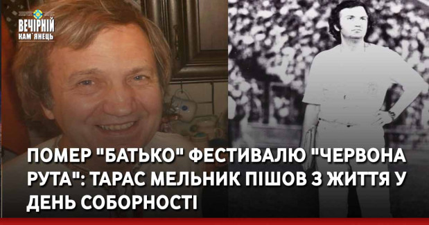 Помер "батько" фестивалю "Червона Рута": Тарас Мельник пішов з життя у День Соборності