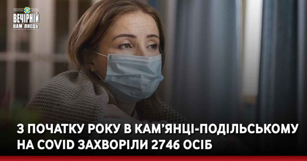 З початку року в Кам’янці-Подільському на COVID захворіли 2746 осіб