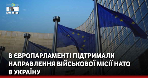 В Європарламенті підтримали направлення військової місії НАТО  в Україну