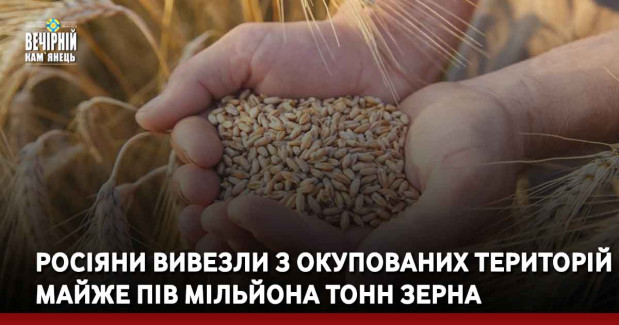 Росіяни вивезли з окупованих територій майже пів мільйона тонн зерна