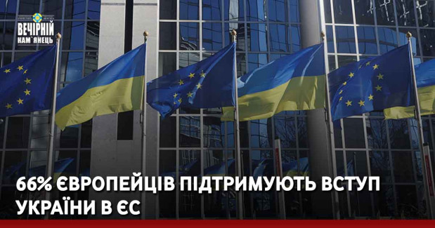 66% європейців підтримують вступ України в ЄС