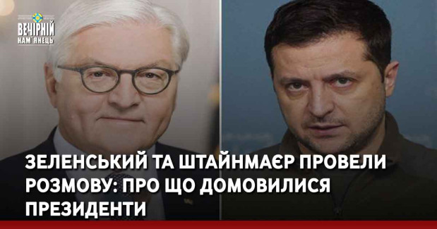 Зеленський та Штайнмаєр провели розмову: про що домовилися президенти