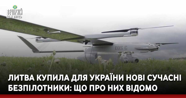 Литва купила для України нові сучасні безпілотники: що про них відомо