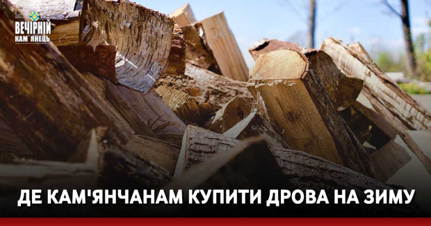 Де кам'янчанам купити дрова на зиму