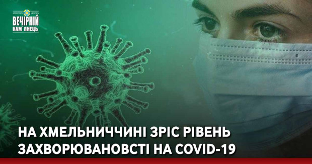 На Хмельниччині дещо зріс рівень захворювановсті на COVID-19