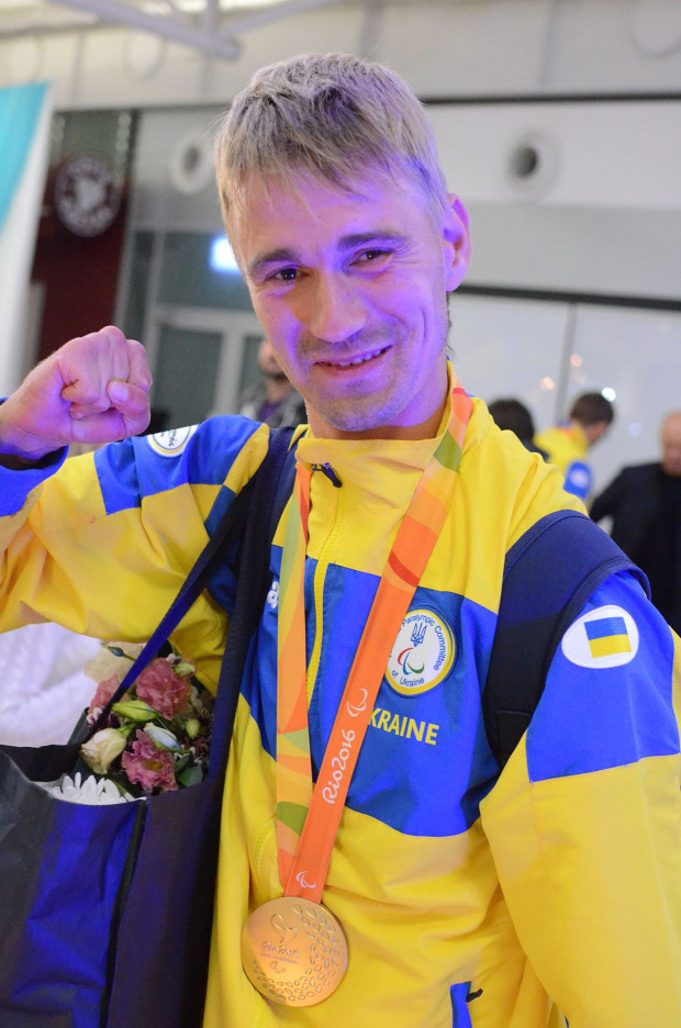 Ukraine Paralympics team at Boryspil 2016 081