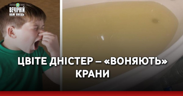 Цвіте Дністер – «воняють» крани