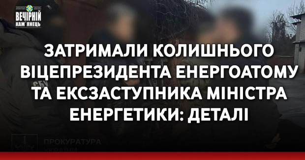 Затримали колишнього віцепрезидента Енергоатому та ексзаступника міністра енергетики: деталі
