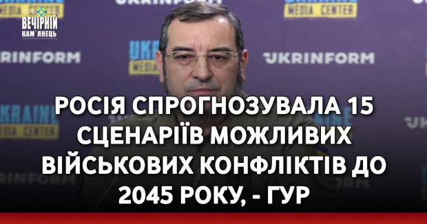 Росія спрогнозувала 15 сценаріїв можливих військових конфліктів до 2045 року, - ГУР