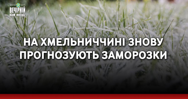 На Хмельниччині знову прогнозують заморозки