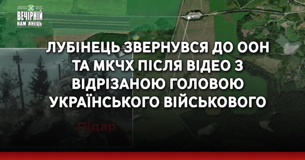 Лубінець звернувся до ООН та МКЧХ після відео з відрізаною головою українського військового