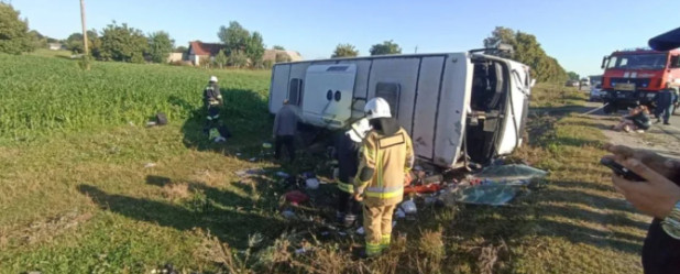 аварія автобус діти