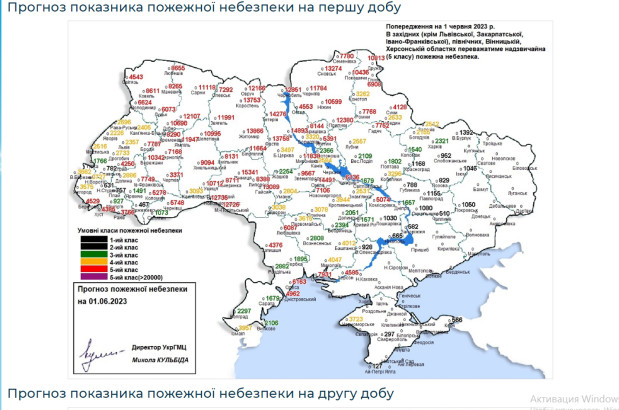 пожежна небезпека 1 червня