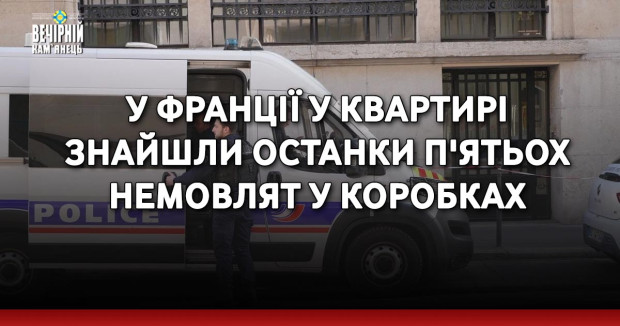 У Франції у квартирі знайшли останки п'ятьох немовлят у коробках